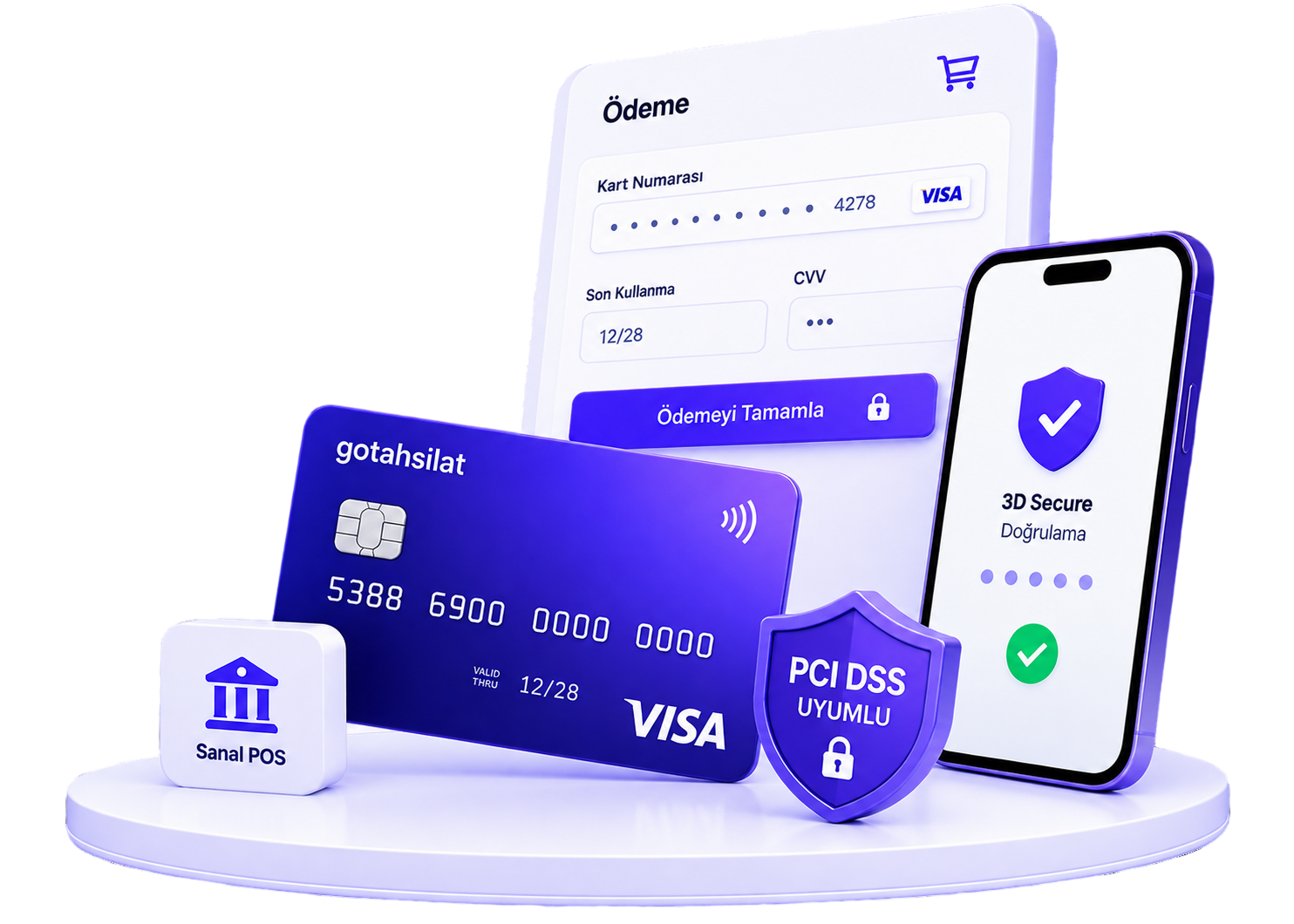 Dijital Ödeme Modülü — kart, telefon ve sanal POS